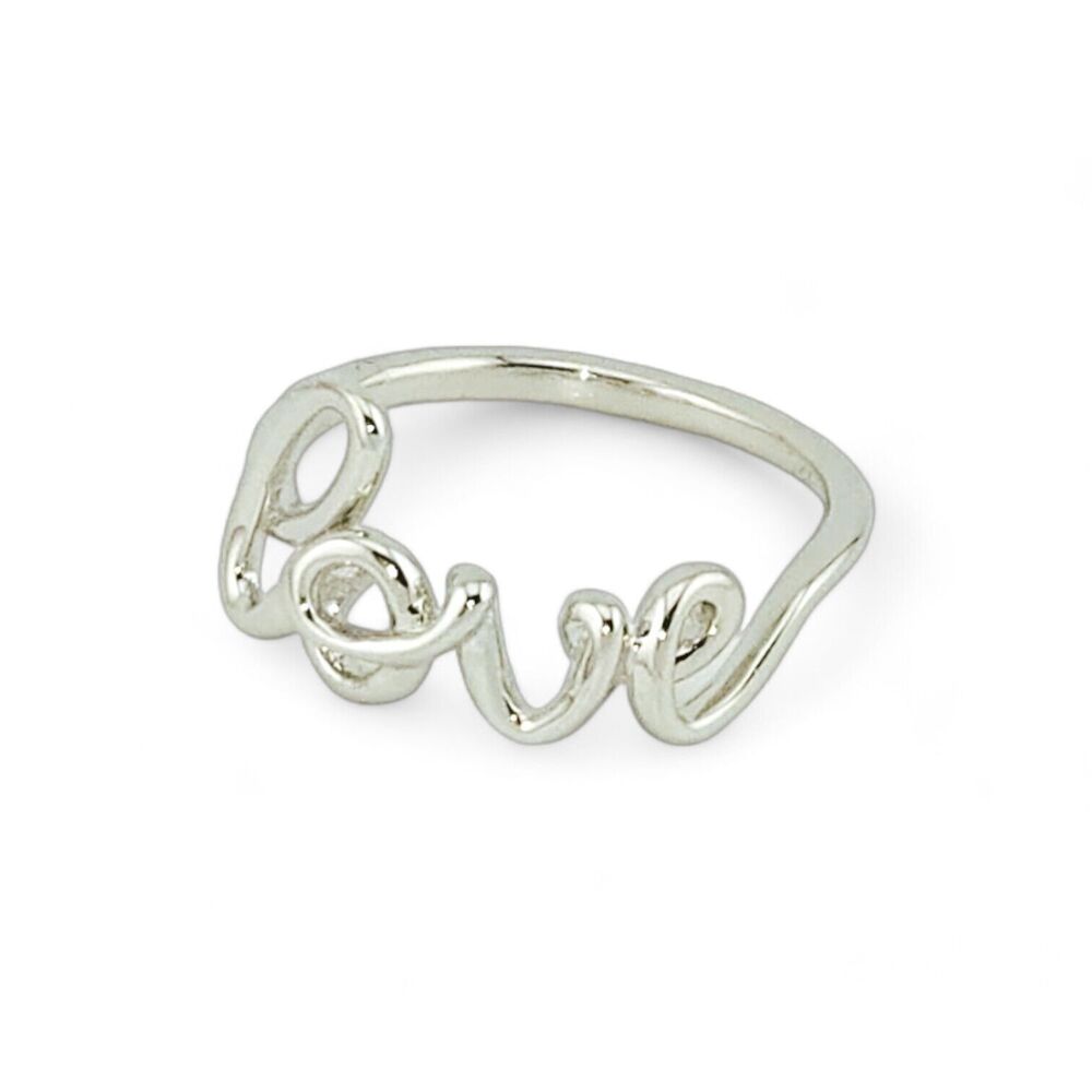 Sterling Silver 925 Love Ring